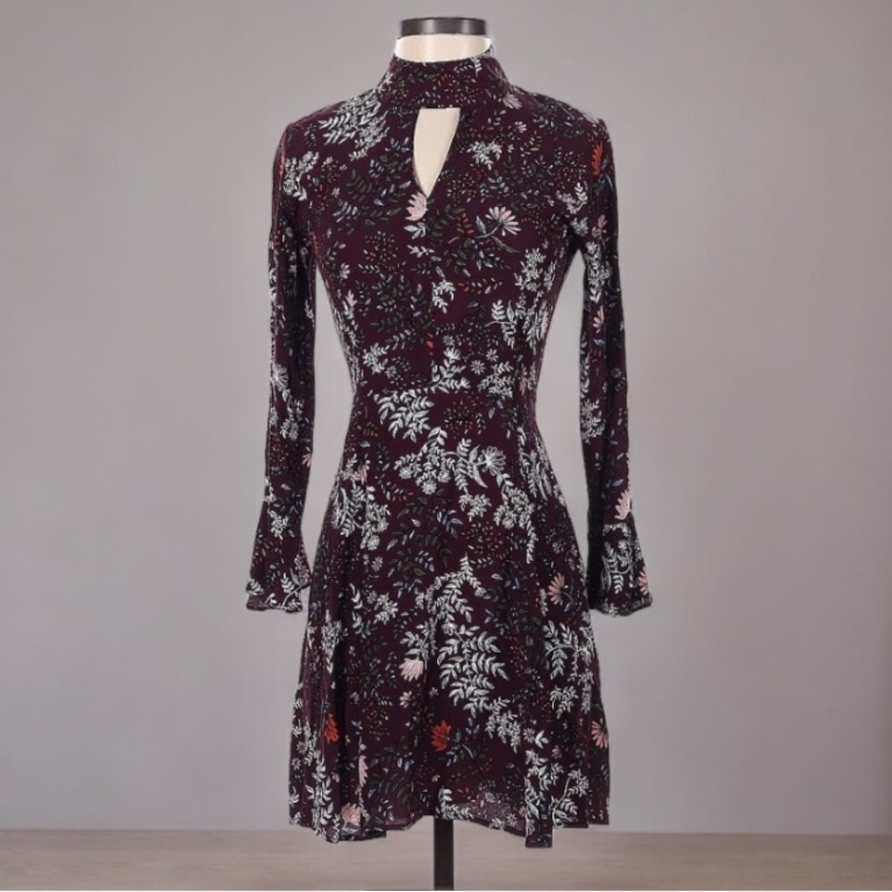 Two Arrows Halter Long Sleeve Dress | SIZE XS